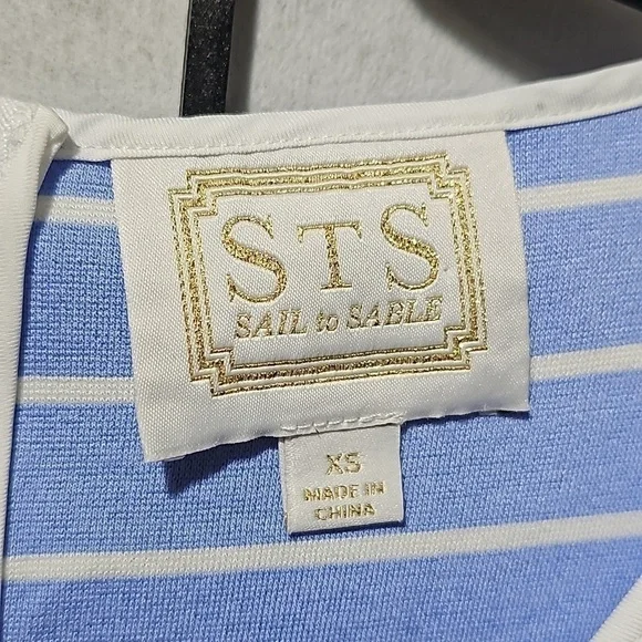 Sail to Sable Short Sleeve Striped Top Size‎ XS - Picture 2 of 6